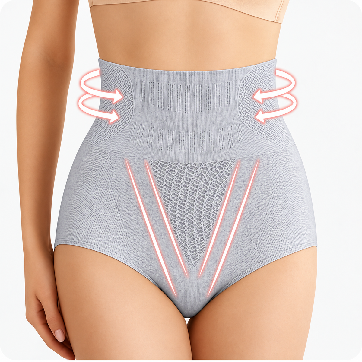 SculptLift™ — Pack de 3 Bragas Faja Push Up de Cintura Alta