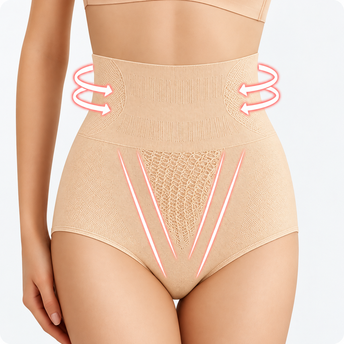 SculptLift™ — Pack de 3 Bragas Faja Push Up de Cintura Alta