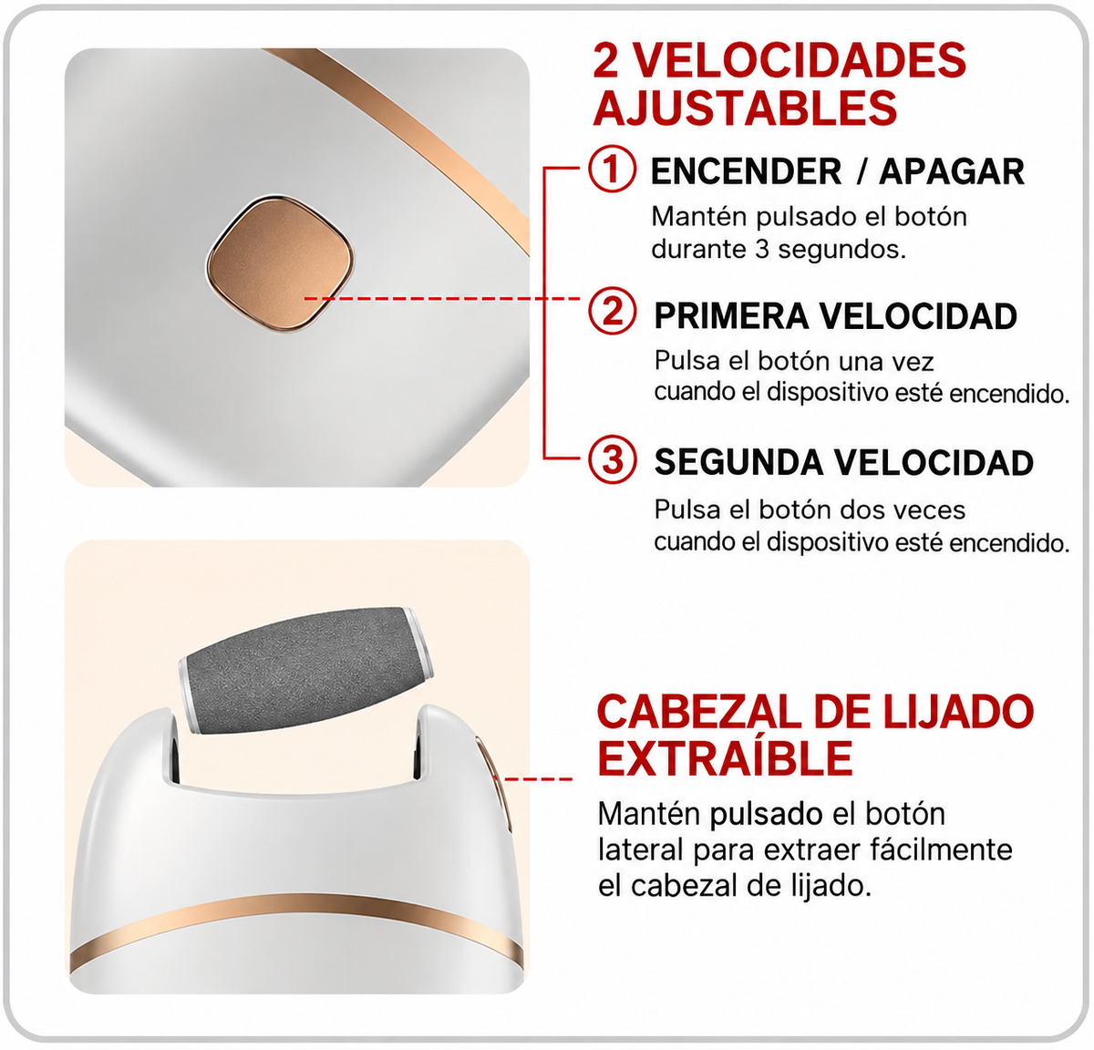 SoftFeet™ – Removedor Eléctrico de Durezas
